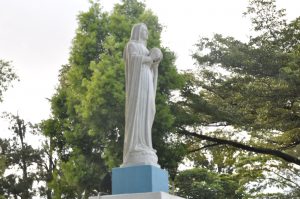 Statue of Our Lady at Lubaga Cathedral