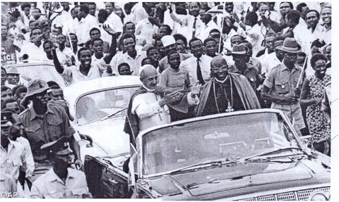 You are currently viewing Pope Paul VI’s Visit to Namugongo, 2nd August 1969