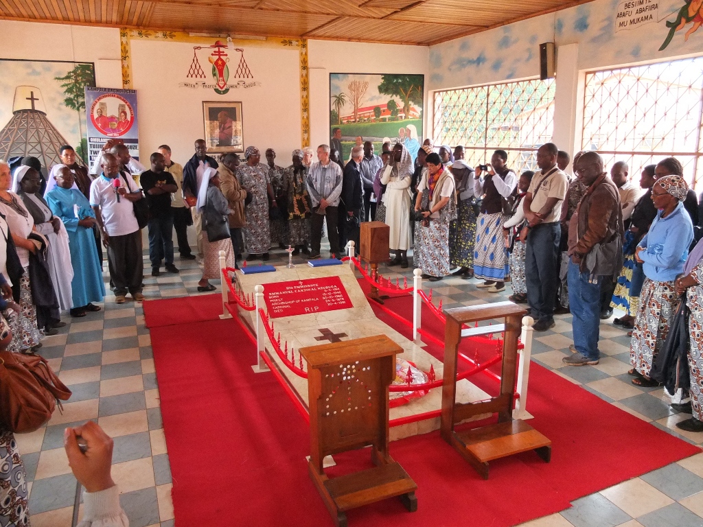 Resting place of Cardinal Emmanuel Nsubuga at Nalukolongo Bakateeyamba's Home